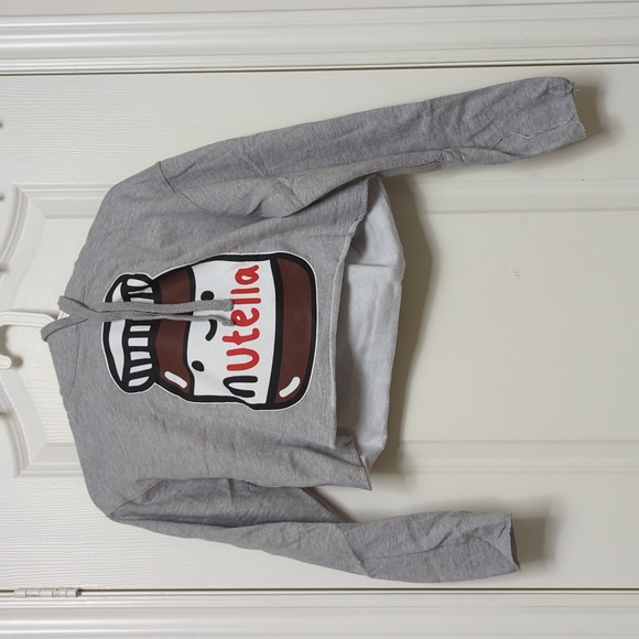 Cropped Nutella Hoodie - Picture 1 of 2